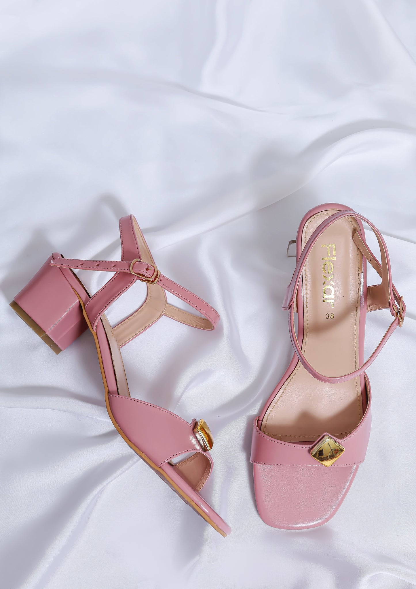 Flexar Heels Muted Pink - L1