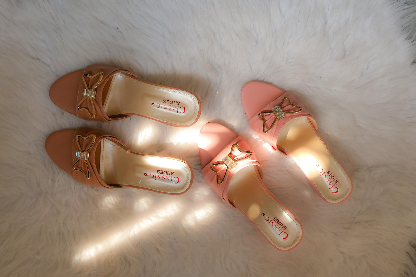 Camel Brown Bow Heels