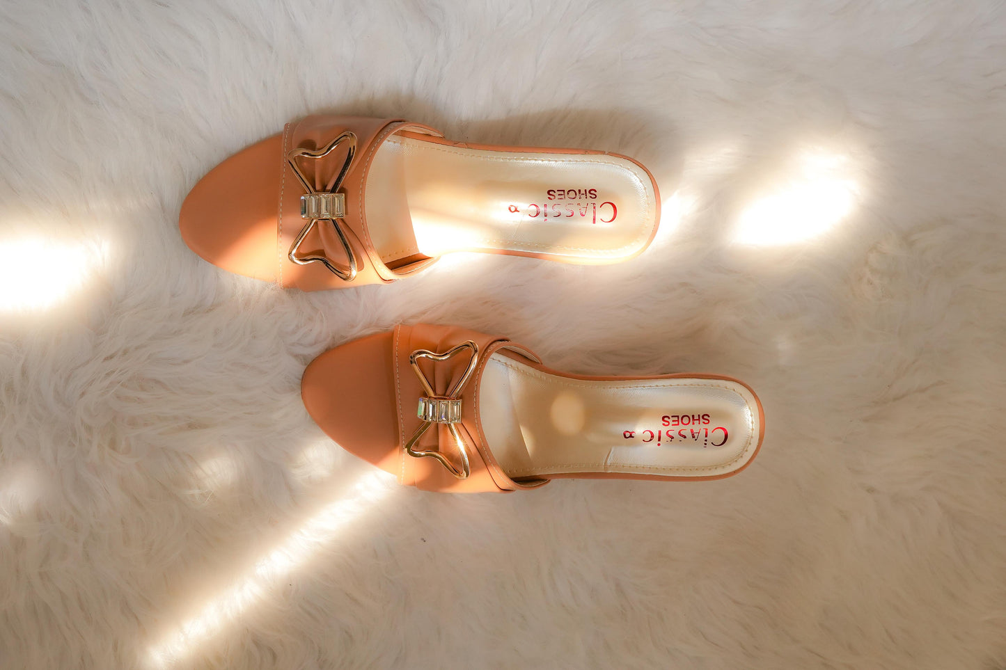 Camel Brown Bow Heels