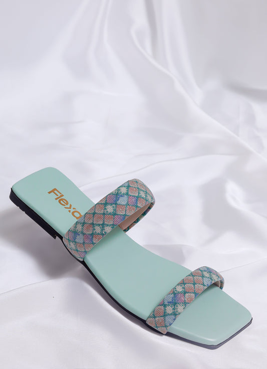 Flexar Flats Pastel Green - S1