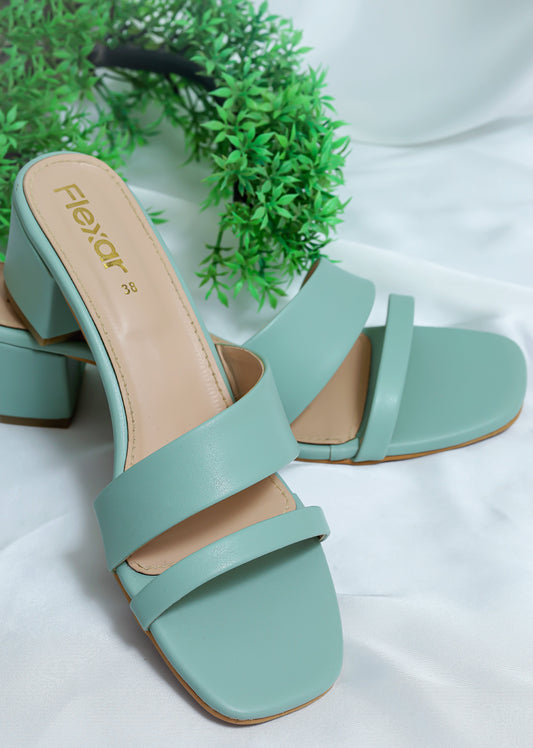 Flexar Heels Pastel Green - L2🔥