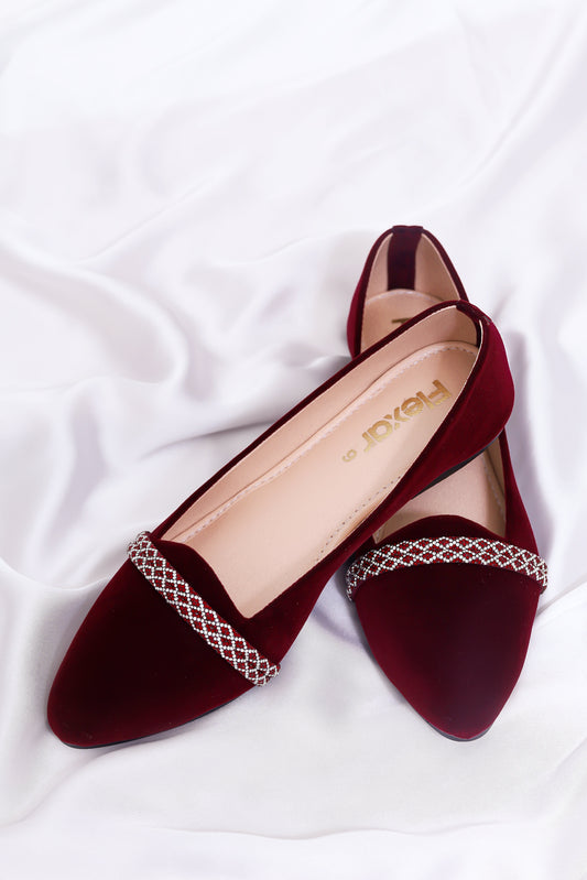 FLEXAR Maroon Pumps